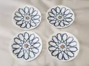 Corelle Amalfi Azul Bread and Butter Plate 6.75 in 4 Plate Set