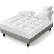 Bamboo Fibre Mattress Topper Protector - King