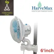 HARVEMAX OSCILLATING 90 DEGREE CLIP FAN | Hydroponics Guru