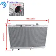 CU13314 3 ROW Aluminum Radiator Replacement Fit For 2012-2016 Honda CR-V L4 2.4L (for: Honda)