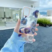 Plating Flower Phone Case For Samsung Galaxy S21 5G