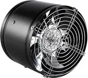 8 Inch Pipe Duct Ceiling Air Ventilation Blower Inline Booster 200mm Window Exhauster Toilet Kitchen Exhaust Fan With Strong Heat Dissipation Capability