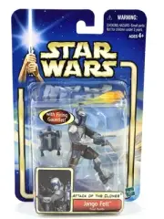 Star Wars Saga Attack of the Clones Collection 1 Jango Fett Figure #31 Hasbro