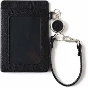 [TAKEO KIKUCHI] Takeokikuchi Pass Case with Reel Brighton Black, Black, one Size