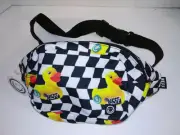 NEFF COMPANY RUBBER DUCKIES CHECKERBOARD PATTERN FANNY PACK/CROSSBODY BAG