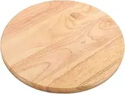 DEARMAMY Replacement Round Stool Seat - 25cm Solid Wood Bar Stool Top Design, Wooden Cover for Home Bar, Cafe, and Counter Height Stools