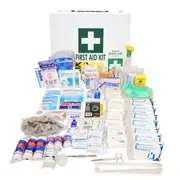Livingstone National Industrial First Aid Kit Complete Set In Wall Mountable Metal Case