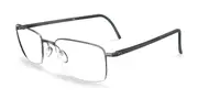 Silhouette Illusion Nylor 5560/75 6560 Men's Glasses Grey Size 52 - Private Health Rebate - Blue Light Block Available