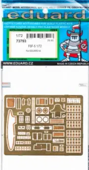 EDU73793 1:72 Eduard Color PE - F6F-5 Hellcat Detail Set (EDU kit)