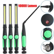 10000LM Super Bright LED Work Light Lamp Flashlight Rechargeable Folding Torch