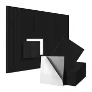12 Pack Sound Proof Foam Panels 12x12x0.4 Inch, Self Adhesive Acoustic Wall4091