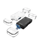 Efficient USB to MicroUSB SDTF Card Reader Adapter for OTG Supported Devices