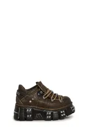 [New Rock] M-120N-C83 Chunky Oxford Shoes