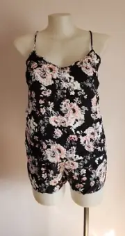 Bras N Things Ladies Japanese Garden Cami & Short Sleep Pyjama Set Size 14 New