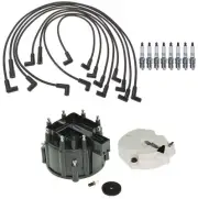 ACDelco Ignition Kit Distributor Rotor Cap Wire Spark Plugs Gap .045 for K20 V8