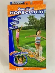 NEW Banzai Aqua Blast Hopscotch Water Splash Pad Sprinkler Summer Toy