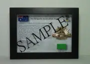 1st Brigade, Australian Army - Framed Memorabilia and Militaria