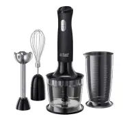 Russell Hobbs RHSM5BLK Matte Black 3-in-1 Desire 500W Hand Blender/Whisk Mixer