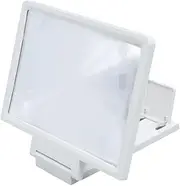 EXQUIMEUBLE Screen Magnifier for Cell Phones Phone Screen Amplifier with Foldable Stand High Definition Visual Enjoyment for Movies and Videos Compatible with All
