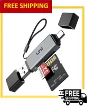 uni USB 3.0/USB C to Micro SD Memory Card Adapter for SD/Micro SD/SDHC/SDXC/MMC