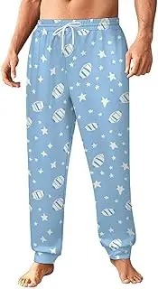 [Generic] Men's Sweatpants, American Footballs Design-4, Polyester Joggers, Sweatpants Jogging Pants for Workout Running