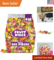 Bulk Assorted Fruit Candy Buttons - 5lb Individually Wrapped Goodness