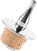 Mikinona Bottle Plug Bitters Stoppers Bottles Cork Bottle Cork Stoppers Pour Spout Lids Bitter Bottles Pourer Bottle Pourer Bottle Spout Wood Silver