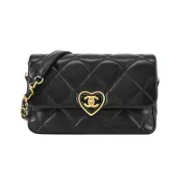 在飛比找Yahoo奇摩購物中心優惠-CHANEL Small Flap Bag經典LOGO愛心鎖