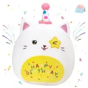 16" Birthday Cat Plush Pillow Stuffed Animals Original Wink Kitty Kitten Large