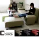 【COUCH】日式簡約款L型皮沙發組(四色可選)