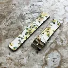 Yellow Floral Design (FL-1) Leather Band Strap for Fitbit Versa 3 4 and Sense 2