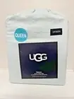 UGG Devon Luxury Softness QUEEN Size 4 Pc Sheet Set in Clear Creek NEW