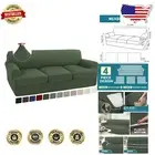 Stylish Stretch Fit T Cushion Sofa Covers - Machine Washable & Non-Skid Design