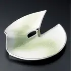 Hiwa White Blown Two-Tier Appetizer Plate - Mino Ware, Japanese Tableware