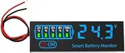 Mellisso 18650 Li-Ion Lipo Lithium Test 7-55V Acid Battery Level Indicator Tester LEDDisplay Meter Module Capacity VoltageMeter,D
