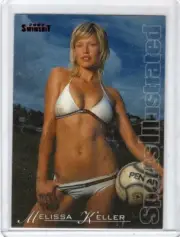 MELISSA KELLER 2002 SPORTS ILLUSTRATED SI SWIMSUIT #SP3 "RED FOIL" PROMO CARD