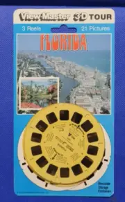 Florida Peninsula State view-master 3 Reels blister Pack #5201 View-Master 1974