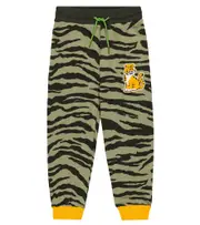 [Kenzo Kids] Kenzo Kids Tiger-print cotton jersey sweatpants Y 10 multicoloured