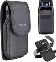 Stronden Heavy Duty Holster for iPhone 16, 15, 14, 13, 12, 11, XR - Military Grade Nylon Belt Case Rugged Pouch (Fits Otterbox Defender/Battery Case Only)