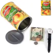 Fake Peach Can Safes Diversion Secret Stash Safes (Yellow）