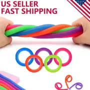 5 Pack Stress Relief Toys Stretchy String Sensory Fidget Toy ADD/ADHD Anxiety