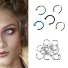 8mm Fashion Charming Hoop Nose Ring Body Jewelry Nostril Hoop Non Piercing