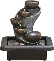Tabletop Fountains Tea Table Flowing Water Ornaments Office Light Luxury Opening Gift Giving Circulating Water Landscape Desktop Wealth Attraction Indoor Fountains