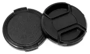 [2 Pack] 52mm Lens Cap center pinch snap on Front Cover for Canon Nikon Sony #42