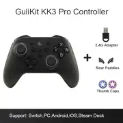 Gulikit KK3 Pro Wireless Controller GamePad for Switch PC IOS,Steam Deck Android