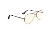Gunnar Optiks MAV-05001 Maverick Computeraccs Eyeglasses Gunmetal Fram/amber