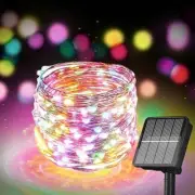Solar String Lights Outdoor, Total 72FT 200 LED Solar Warm White, Multicolored
