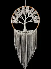 55cm Macrame Tree of Life Dream Catcher Wall Art Boho