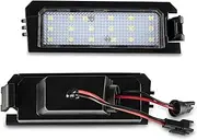 MKVAXR 2Pcs Error Free LED License Plate Light, for Hyundai i30 PD, for Elantra GT, for Sonata Veloster, for Tucson NX4 Venue, for Kia Rio 4 Niro Cadenza K5 Car Number Plate Light