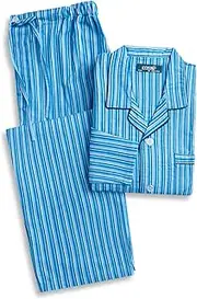 [LYNX] Men's 100% Cotton Flannelette Long Sleeve Pyjama Set